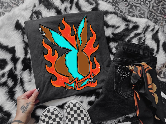 Flaming PB Graphic Tee