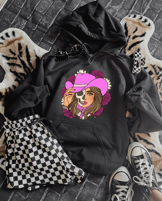 Floral Cowgirl Hoodie