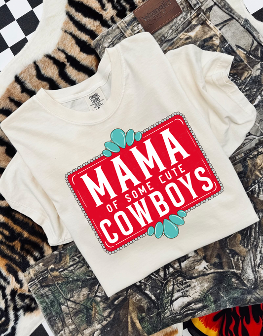 Mama Of Cute Cowboys CC Graphic Tee