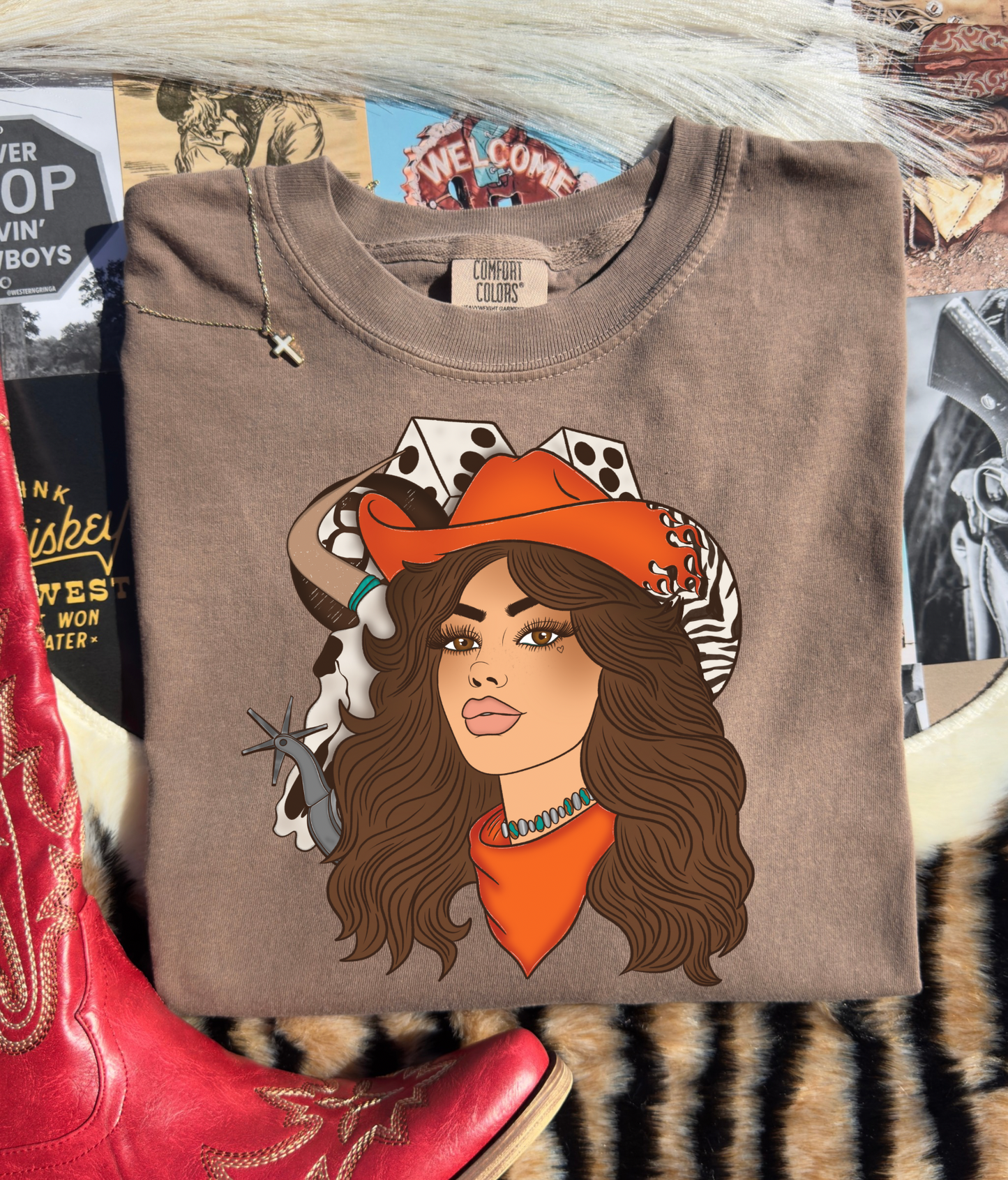 Cowgirl x Spurs CC Graphic Tee