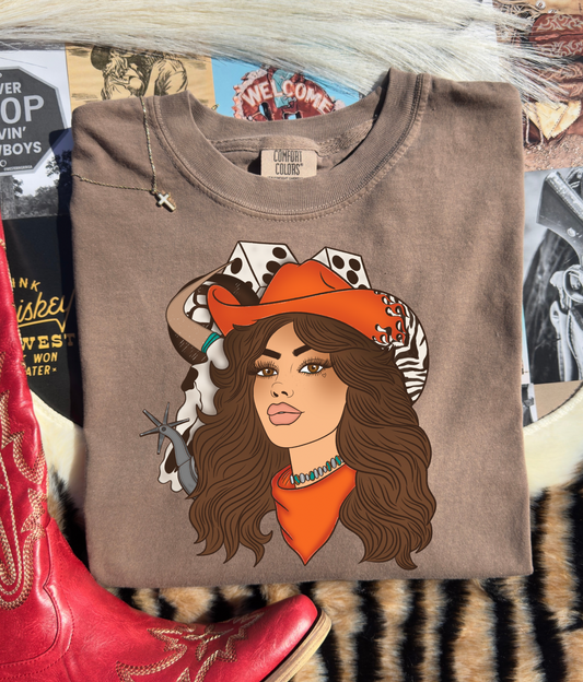 Cowgirl x Spurs CC Graphic Tee