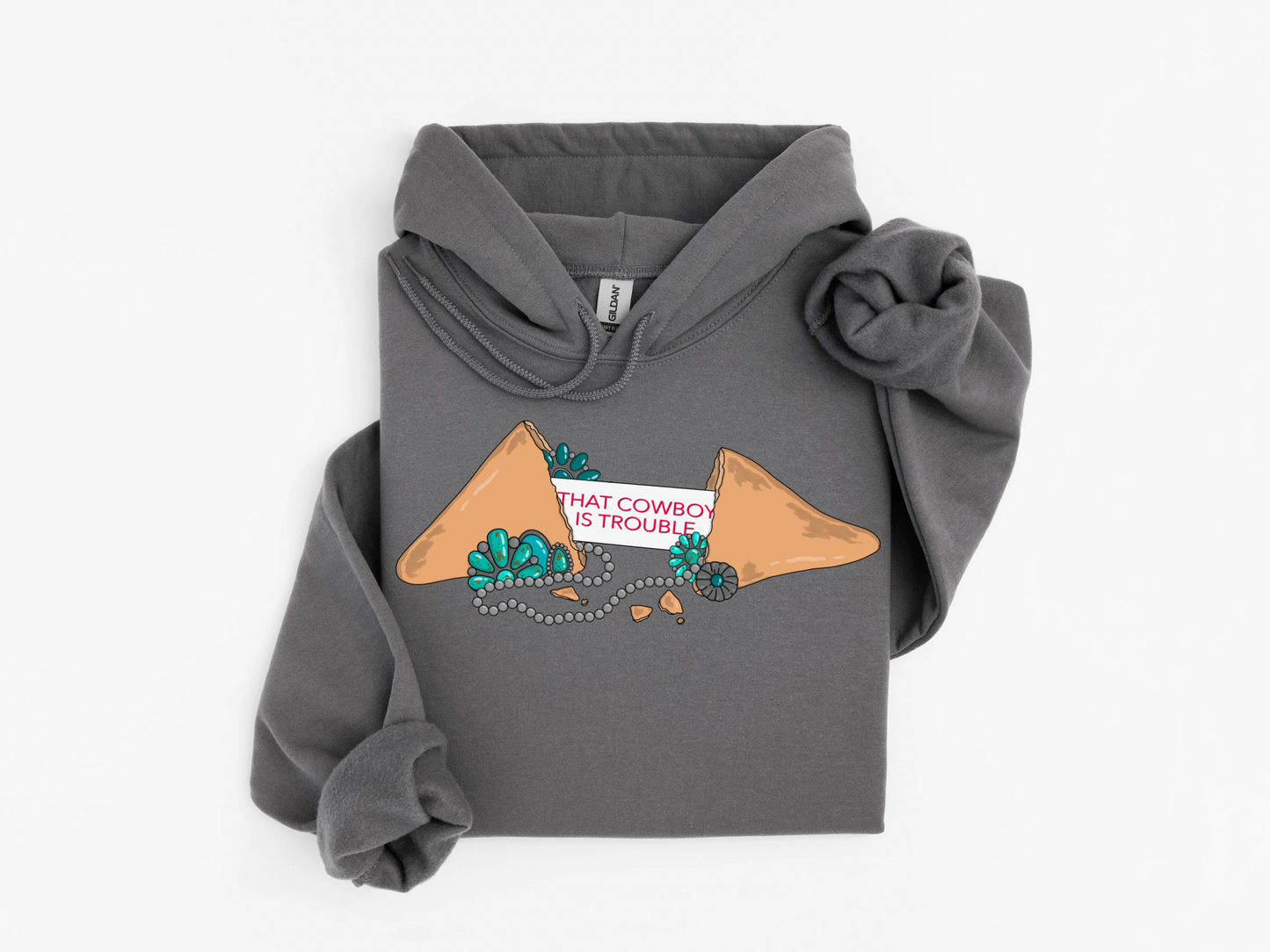 Cowboy = Trouble Hoodie