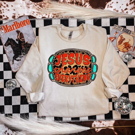 Jesus Changes Everything Crewneck